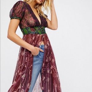 Free People Daisy Fields Maxi Top